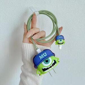 Monster Inc Mike Wazowski iPhone Charger Cable Protector P42